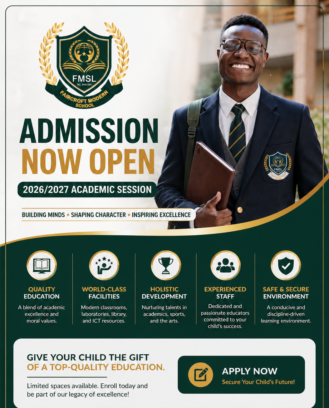 Admission Flyer